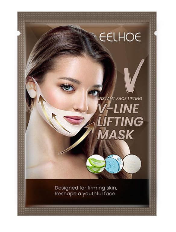 Boxania® Double Up V Lifting Mask - Chin/Face Lifting Mask For Women Helps Reducing Double Chin, Fine Lines & Smile Lines 1 pc