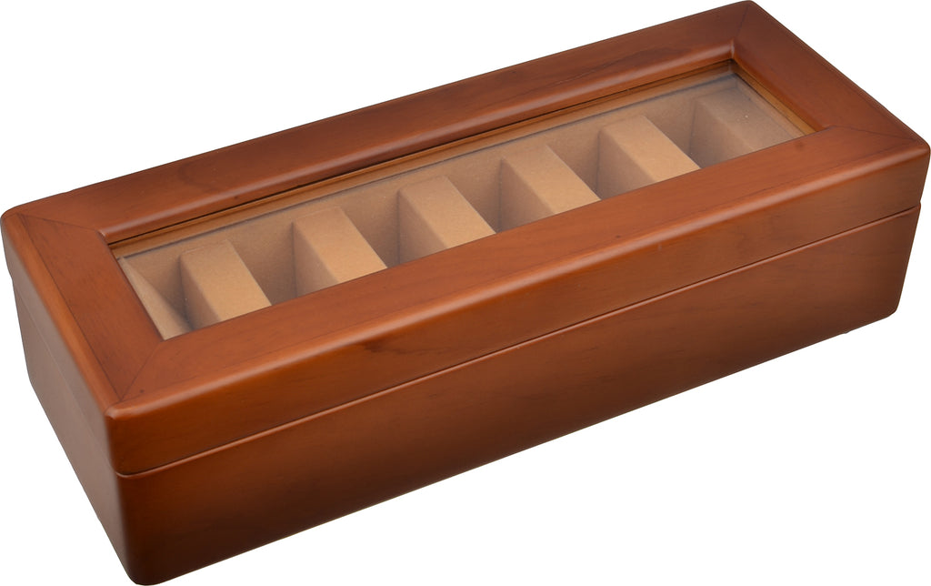 Premium Wood Watch Box - 6 Watches
