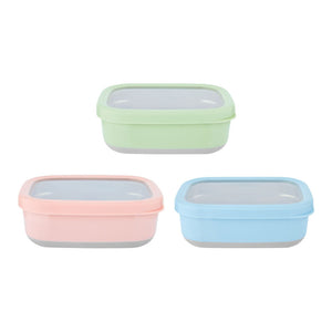 TEDEMEI 6863 - Steel Lunch Box (1.4 ltrs) Mix Colours