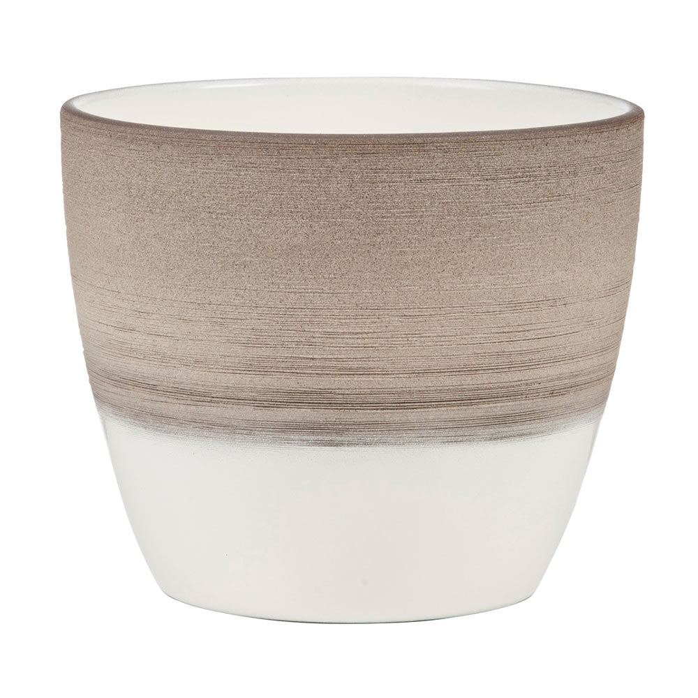 Scheurich Indoor Plant Pot Espresso Cream 14cm