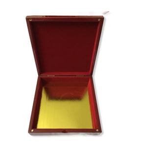 Premium Wooden Diwali Gift Box - 8.5" L x 8.5" W x 2" H