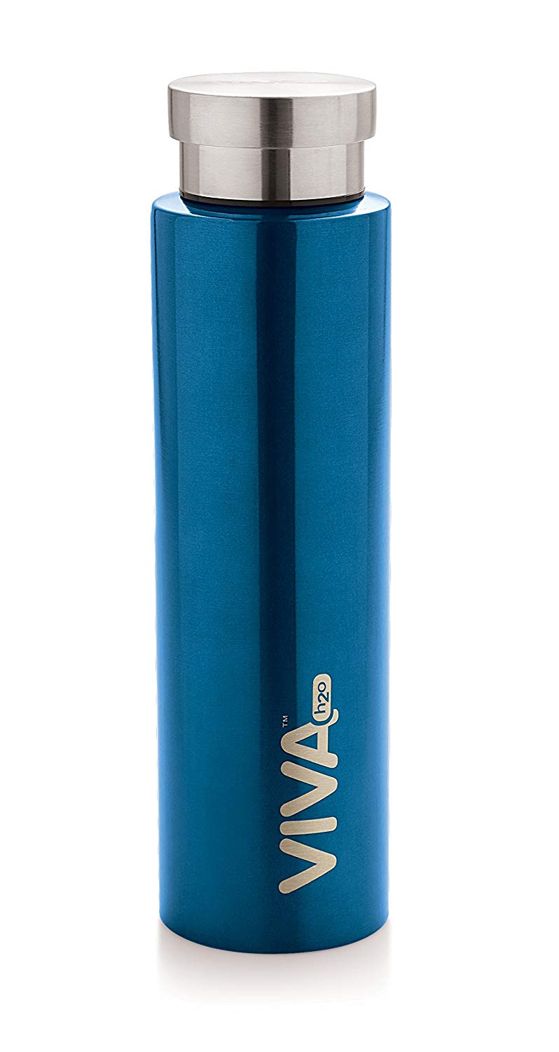 Stainless Steel Water bottle, Trendy, Fridge Bottle,For Kids,Teens,Travellers, Camping, Sports, Office Desk,School Kids Water Supply 800ml by VIVA h2o