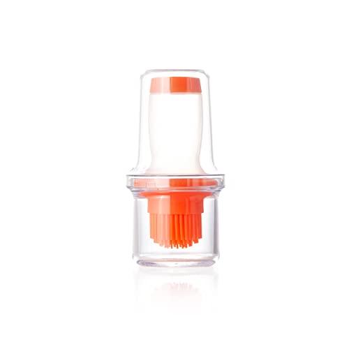 Boxania® Silicon Brush Oil Dispenser Bottle Heatproof Basting Brush for Kitchen Cooking BBQ Baking Grilling Ketchup Pastry