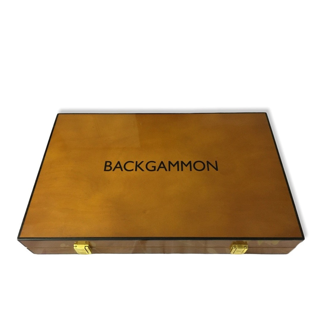 Luxury Boxania® Wooden Backgammon Board Game Set