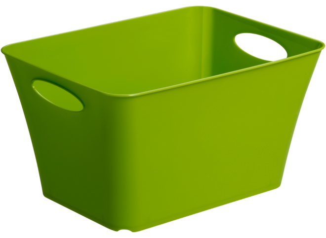 Rotho, Country, Storage Box 6l In Rattan-look, Plastic (PP) BPA Anth