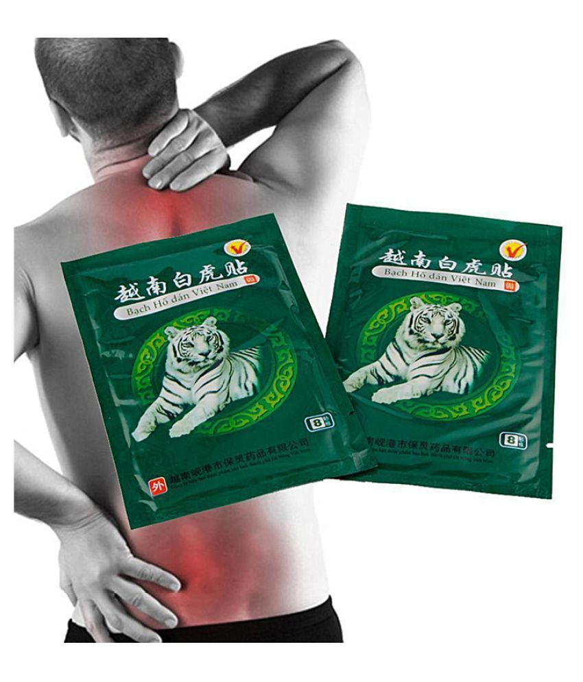 White Tiger (Vietnam) Balm Patch Lumbar Pain Relief Plaster Back/Neck Muscular Pain Relieving