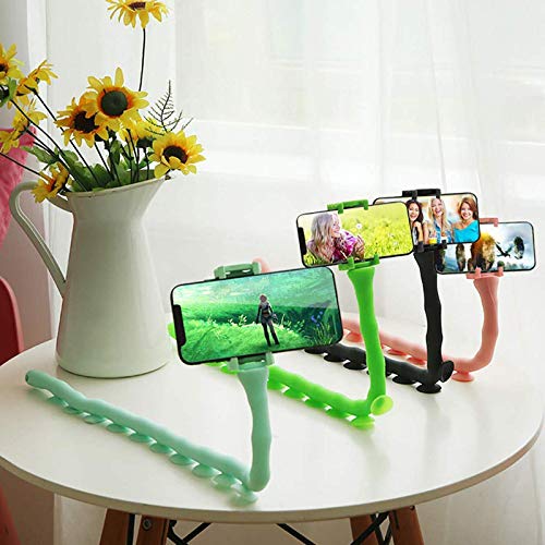 Cute Worm Lazy Mobile Holder Stand with Adjustable Suction Cup for Desk, Table, Car, Office (1 Piece)