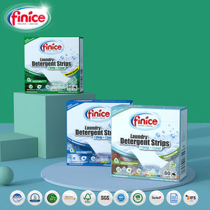 Finice Laundry Detergent Strips, Essential, 80 Loads Mountain Scented