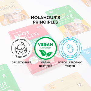 NOLAHOUR Vegan Hydrocolloid Clear Patch Step 3 for Red Spot Stage (12 Patches)