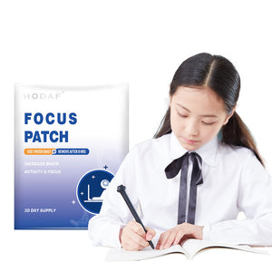 Focus Patch 100% Natural & Vegan I Helps Improve Attention, Concentration and Memory – 30 Days Supply