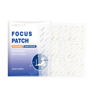 Focus Patch 100% Natural & Vegan I Helps Improve Attention, Concentration and Memory – 30 Days Supply