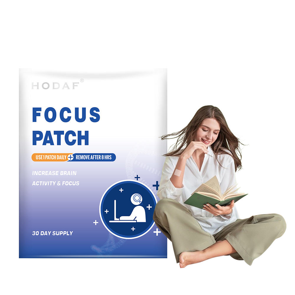 Focus Patch 100% Natural & Vegan I Helps Improve Attention, Concentration and Memory – 30 Days Supply