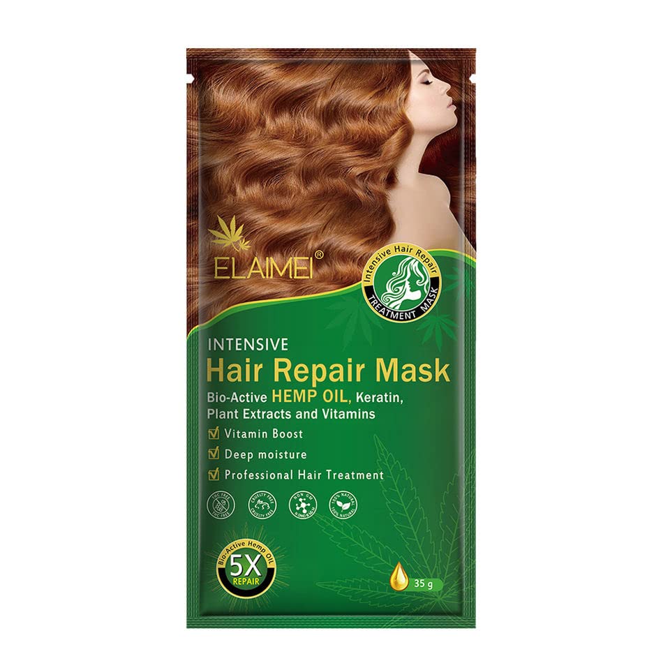 Boxania® Hair Repair Mask Deep Conditioner- Hair Keratin Hydration Vitamin Increase Treatment for Dry Damaged Hair and Scalp, Pack of 1 ,35g