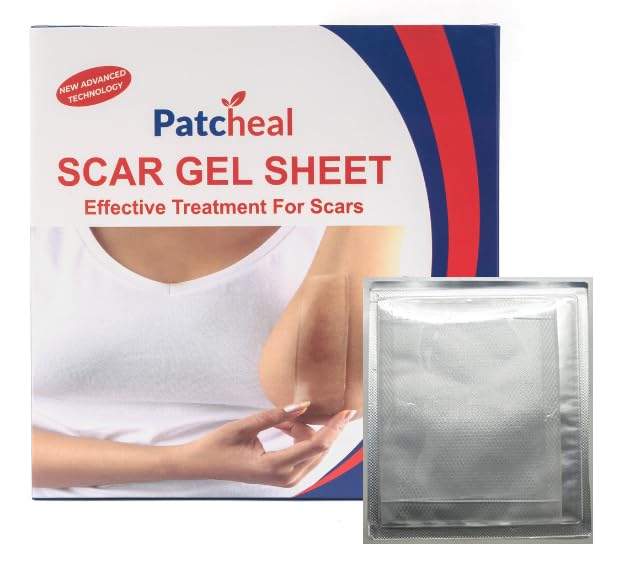 Patcheal Silicone Gel Sheet for Scars Big (15 cm X 12 cm)