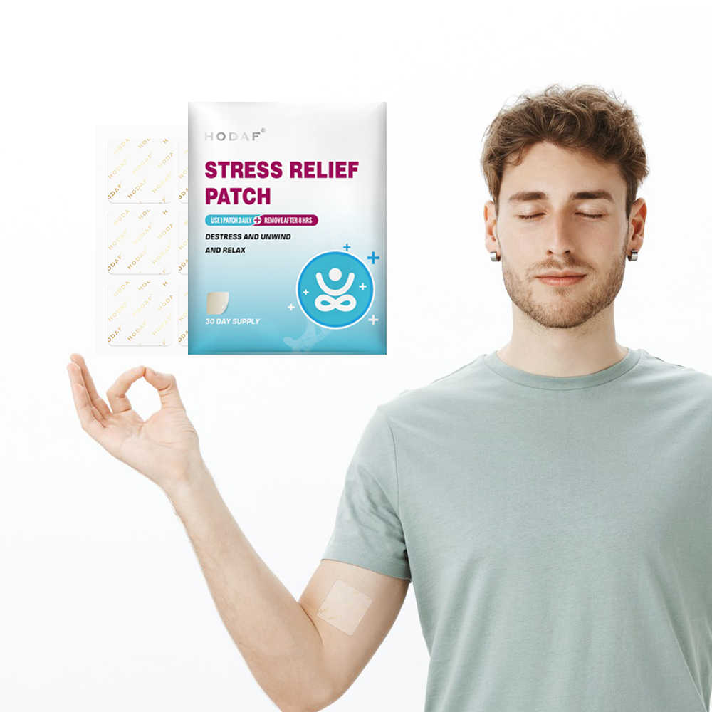 Natural Stress Relief Patches - Body Support Relax Stress Relief Patch - Skin Friendly - 30 Calm Down Patches