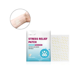 Natural Stress Relief Patches - Body Support Relax Stress Relief Patch - Skin Friendly - 30 Calm Down Patches