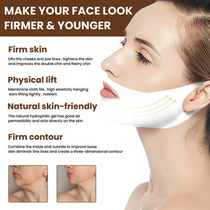 Boxania® Double Up V Lifting Mask - Chin/Face Lifting Mask For Women Helps Reducing Double Chin, Fine Lines & Smile Lines 1 pc