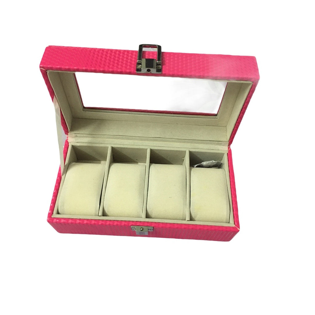 Boxania® 4 Slots Watch Box - Pink