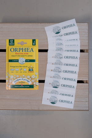 ORPHEA® 12 Moth Insects Repellent Strips for Drawers and Wardrobes I SWISS Made