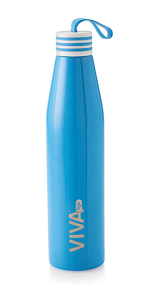 Stainless Steel Water Bottle, Double Wall Vacuum Insulated Travel Mug 100% Leak & Sweat Proof BPA Free, Cold 12 Hrs / Hot 12 Hrs Perfect for Camping, Cycling, Gym, School 680ML