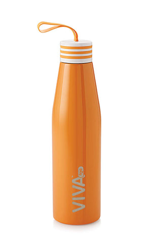 Stainless Steel Water Bottle, Double Wall Vacuum Insulated Travel Mug 100% Leak & Sweat Proof BPA Free, Cold 12 Hrs / Hot 12 Hrs Perfect for Camping, Cycling, Gym, School 680ML