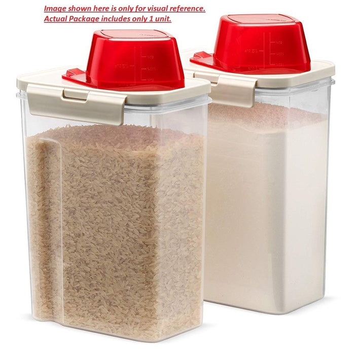 KOMAX Biokips Fresh Grain Container 2.8 Litre I BPA Free I Airtight Food StorageI pack of 1