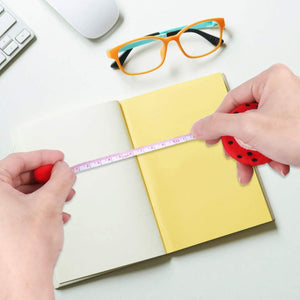 Boxania® 2 pcs 1.5m Cartoon Plush Tape Measure Retractable Ruler tape Portable Sewing Tool (Mix Colours)