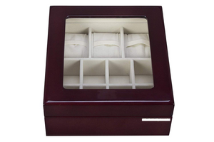 Boxania Watch/Cuff-Link/Ring Box in (Rosewood Color)