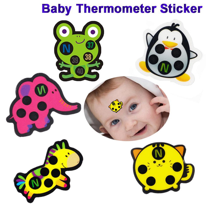 Patcheal 3pcs Stick-On Fever Indicator, Allows to Continuously Monitor Fever or Temperature for Up to 48 Hours, Colorful Stick-on that is Safe, Accurate, and Fast