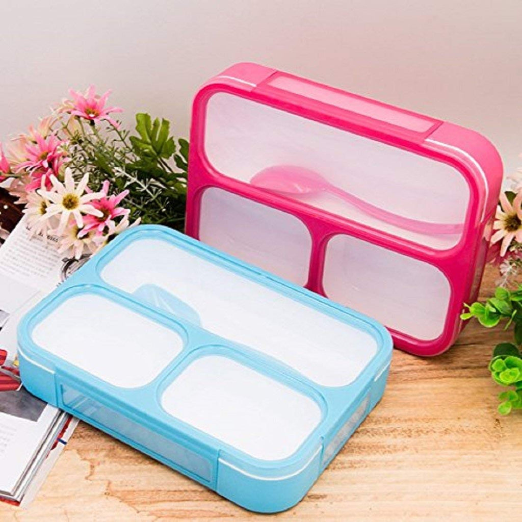 Leak-Proof Lunch Box |  3 compartments lunch box | Boxania