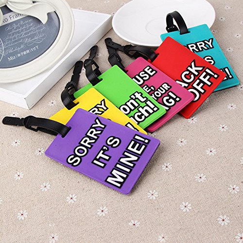 Luggage Bag Tags with message ( Set of 3)