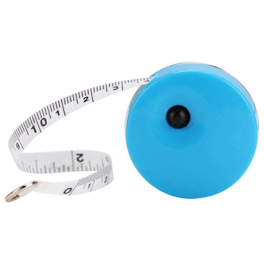 1pc Professional White Soft Tape Measure Retractable Measuring Tape With  Handle, Easy To Use And Record Body Measurements For Fitness, Automatically  Measures Waistline Accurately