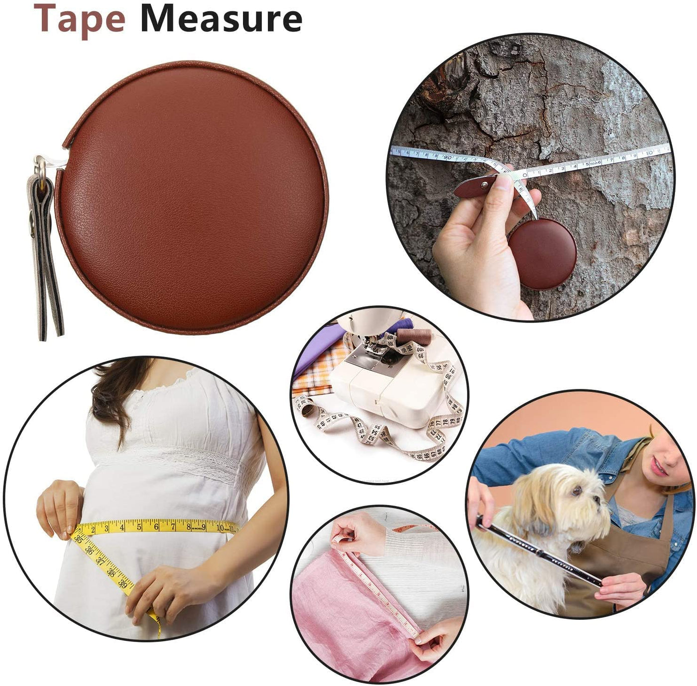 1pc Sewing Measuring Tape, 1.5m/60in, Body, Tailor, Soft