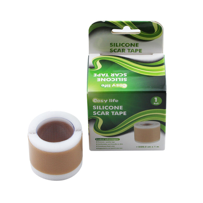 Patcheal Medical Soft Silicone Gel Tape for Scar Removal, Tear Silicone Tape Roll, For Hypertrophic Scars and Keloids Caused by Surgery, Pain-Free Removal, Water-proof - 3 Sizes