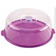 Stillo Cake Box With Stand And Cover - Purple