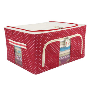 Boxania Living Box - Storage Boxes for Clothes, Shirts, Saree Cover - 24 Litre, Pack of 1 (Mix colours)